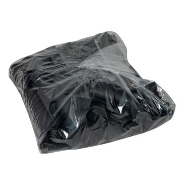 Assorted Black Leather Scrap, 5 lbs
